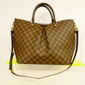 LOUIS VUITTON | Siena GM Damier Ebene Shoulder Handbag